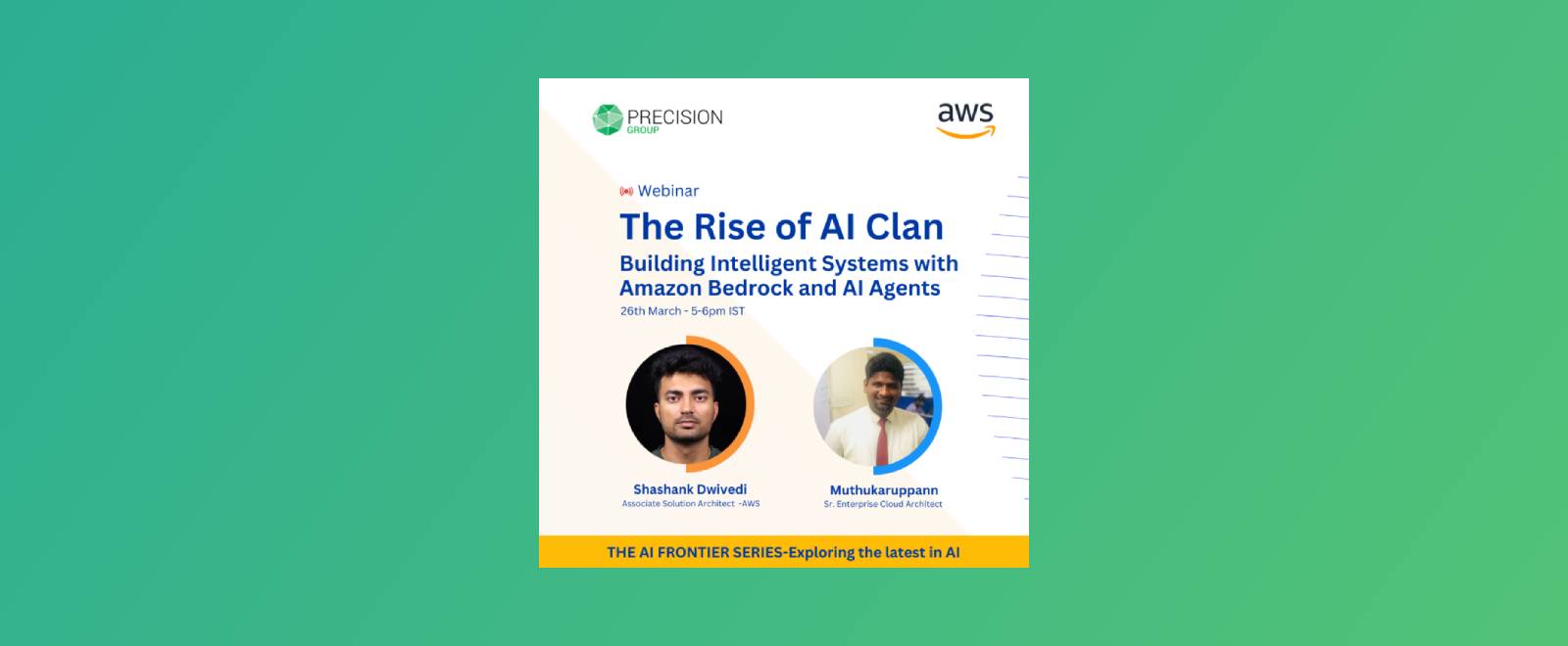 The Rise of AI Clan: Building Intelligent Systems with Amazon Bedrock and AI Agents – Upcoming